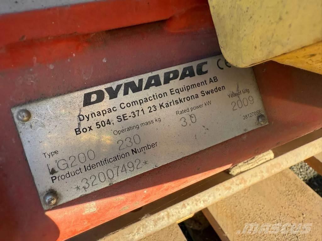 Dynapac LG200 Vibraatorid