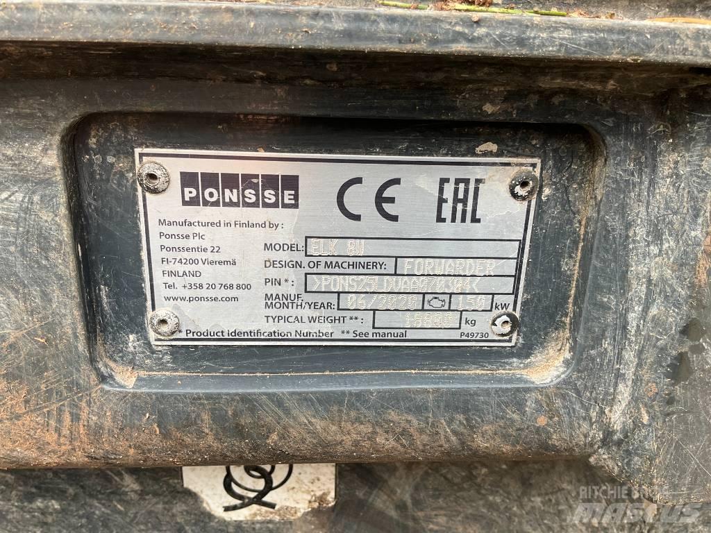 Ponsse ELK 8W Forwarderid
