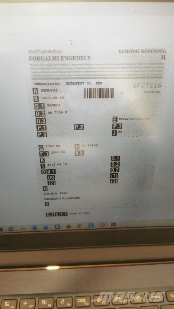 Bagela BA 7000 F Muud