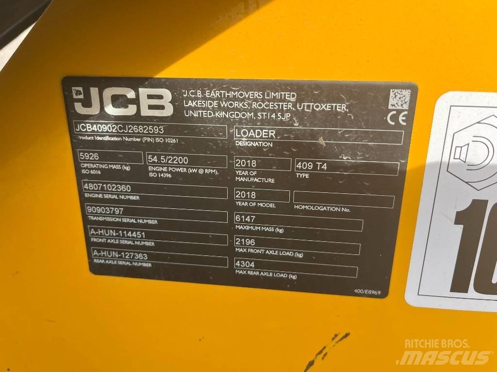 JCB 409 T4 Rataslaadurid