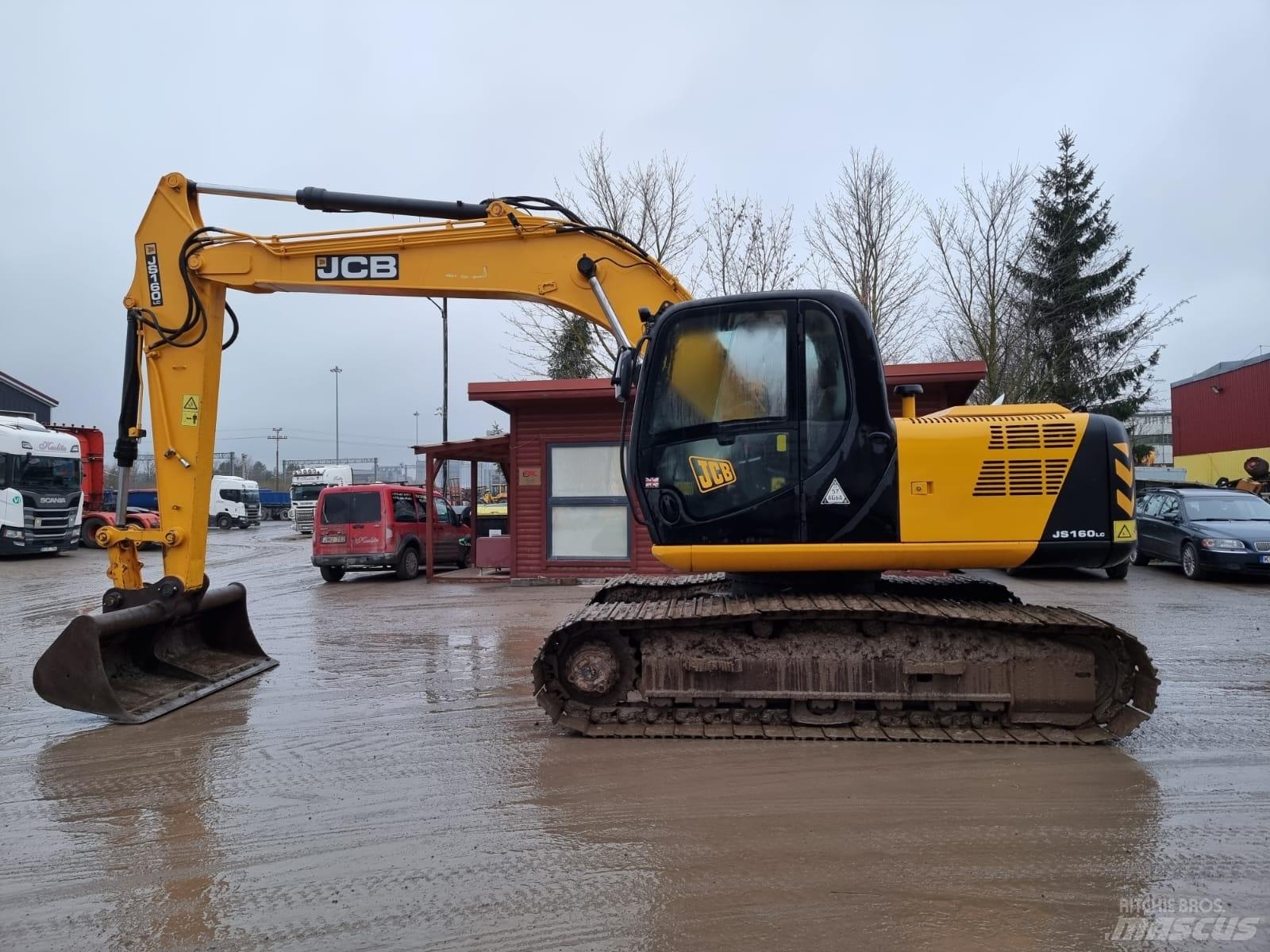 JCB JS 160 LC Roomikekskavaatorid