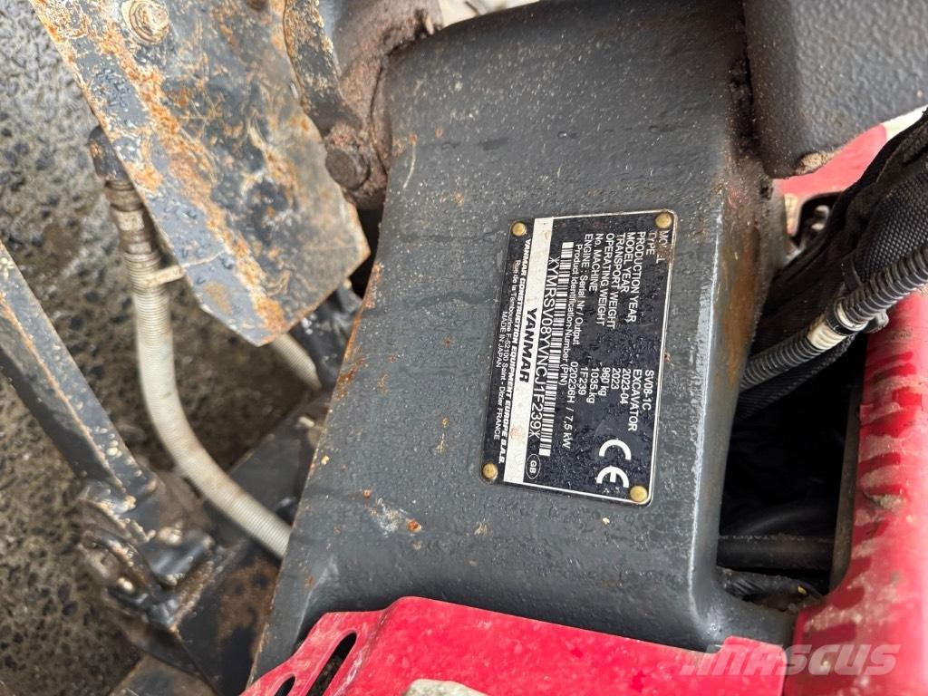 Yanmar SV08 (1F239) Miniekskavaatorid < 7 t