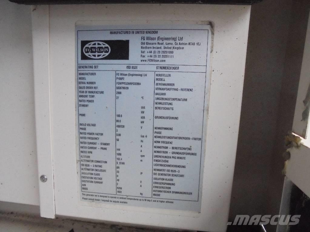 Wilson P 100 P2 Diiselgeneraatorid