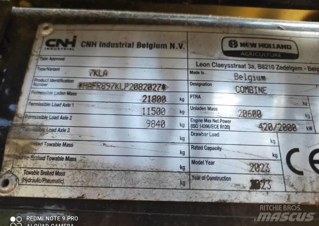 New Holland CR 8.90 Teraviljakombainid