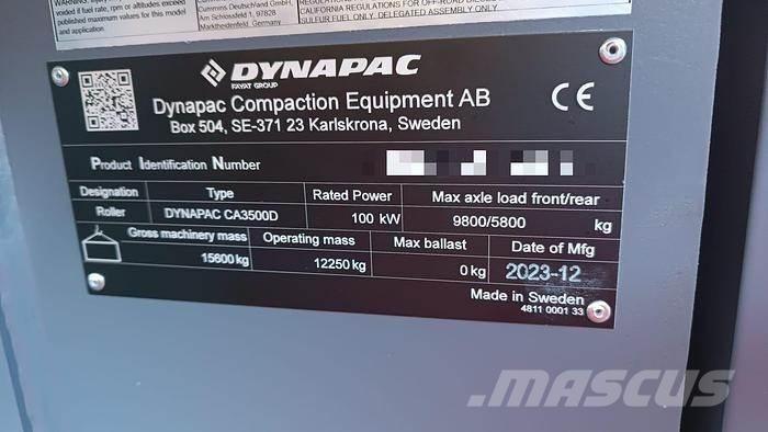 Dynapac CA3500D Muud rullid
