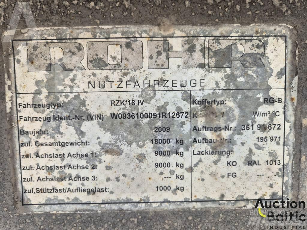Rohr RZK 18 IV Tentpoolhaagised