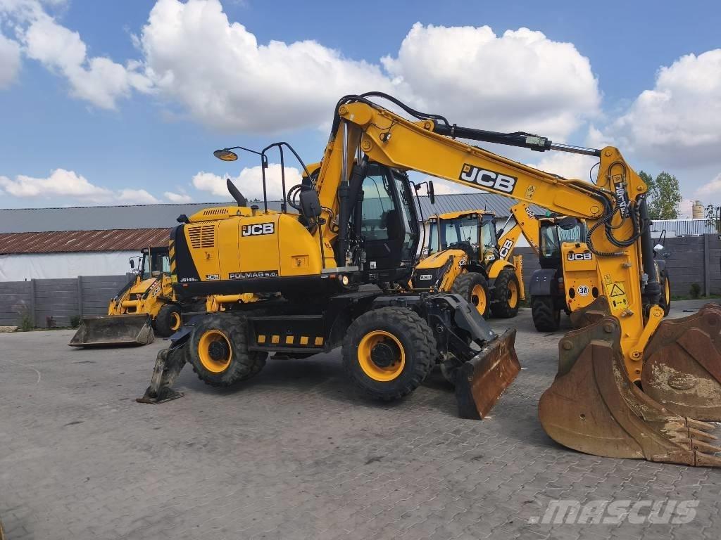 JCB JS 145 W Ratasekskavaatorid