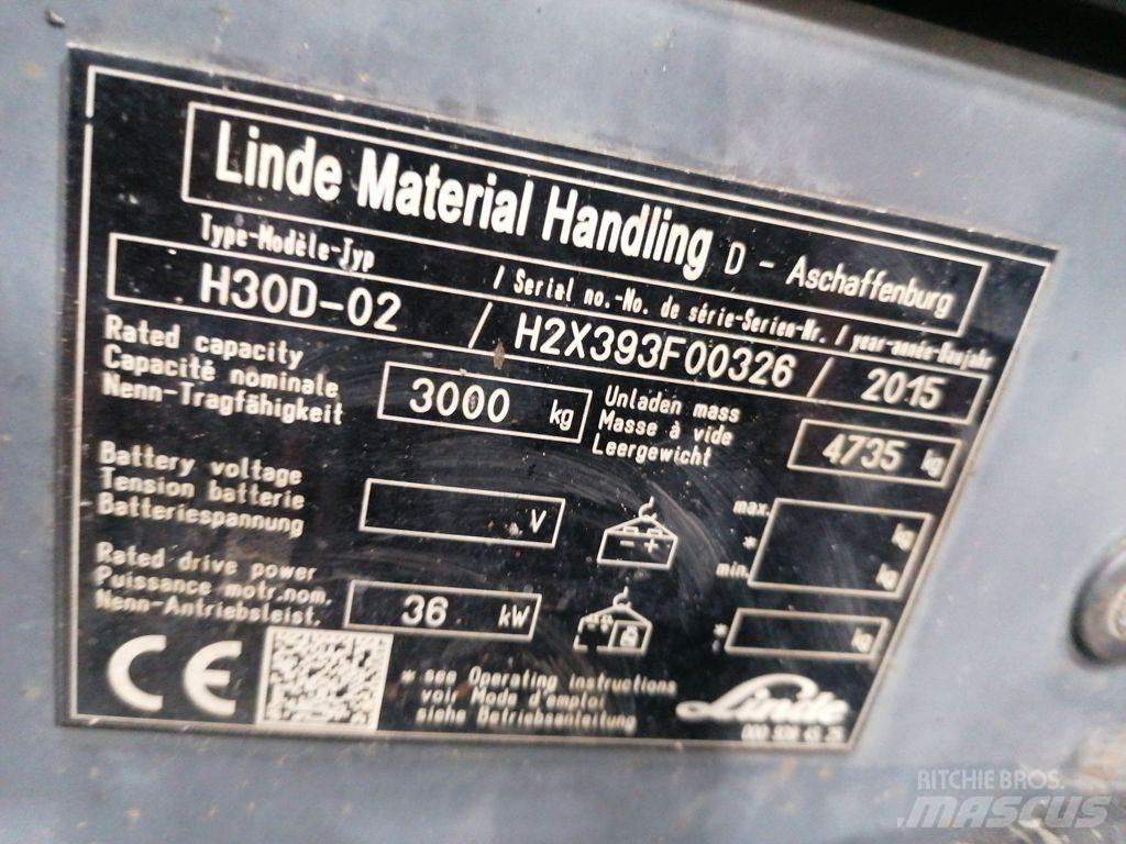 Linde H30D-02 Diiseltõstukid