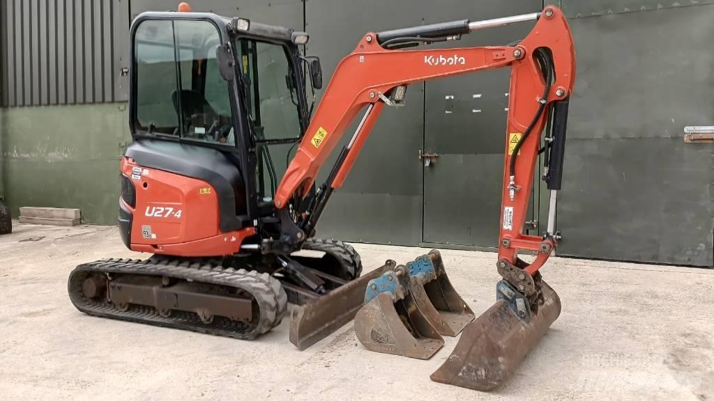 Kubota U 27-4 Miniekskavaatorid < 7 t
