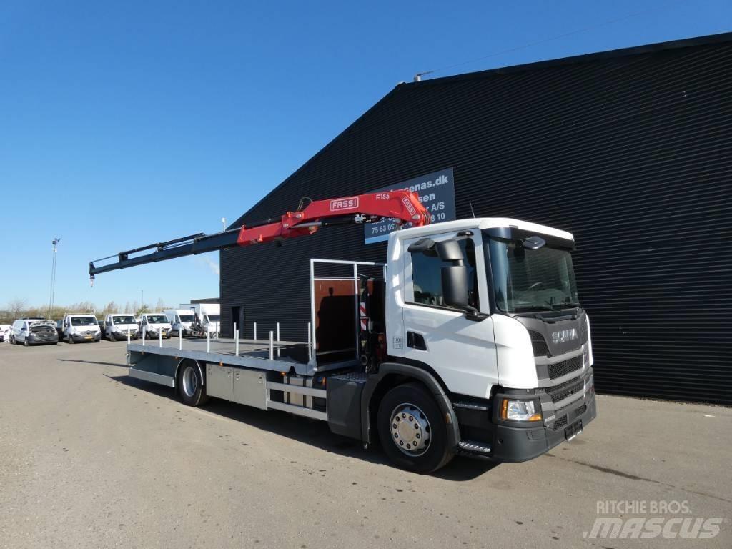 Scania p 220 Kraanaga veokid