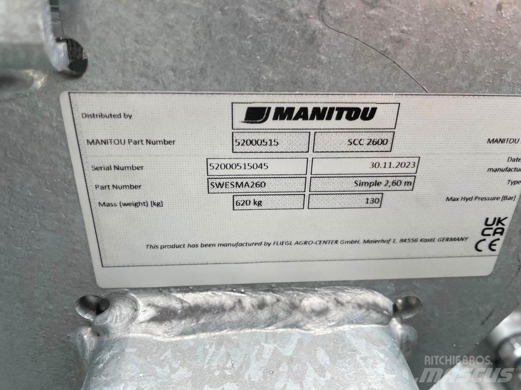Manitou SCC 2600 Teleskooplaadurid