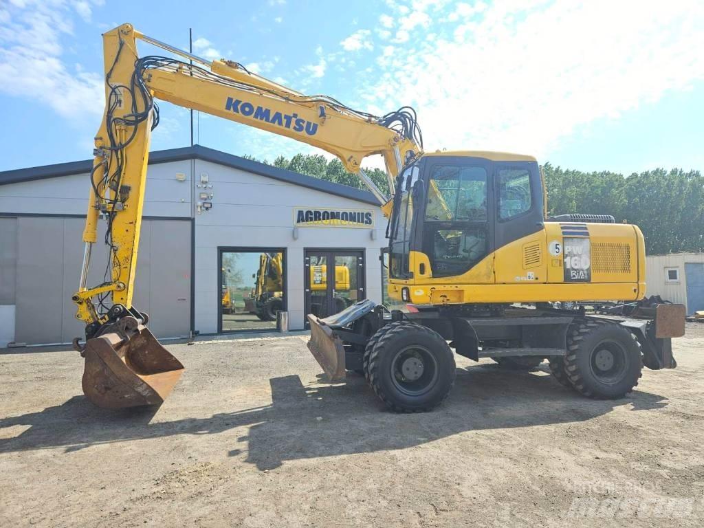 Komatsu PW 160-7 Ratasekskavaatorid