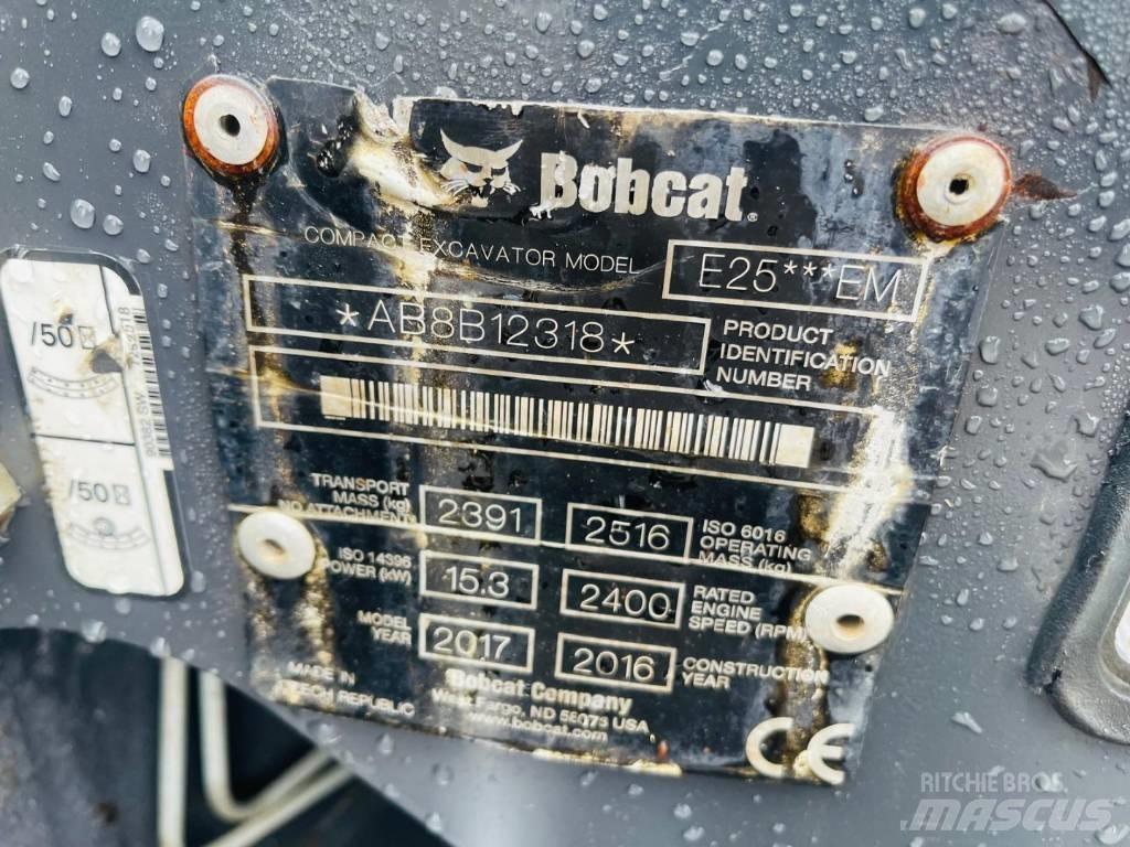 Bobcat E 25 Miniekskavaatorid < 7 t