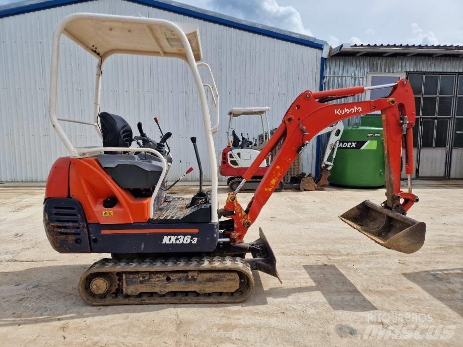 Kubota KX 36-3 Miniekskavaatorid < 7 t