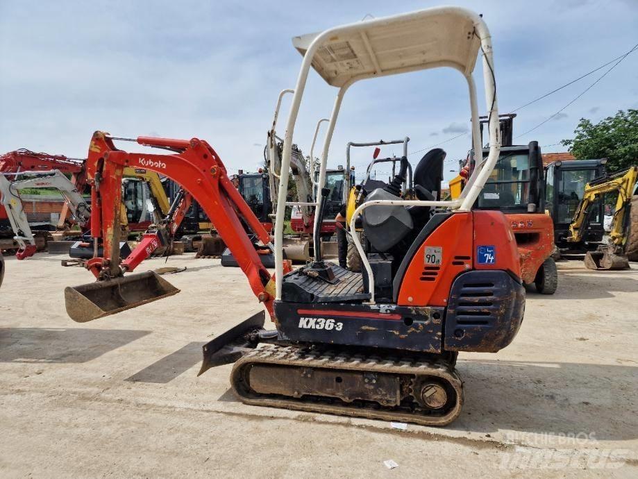 Kubota KX 36-3 Miniekskavaatorid < 7 t