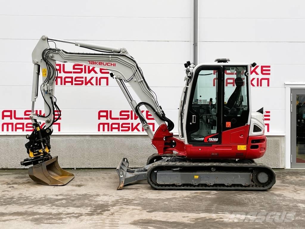Takeuchi TB 260 Miniekskavaatorid < 7 t