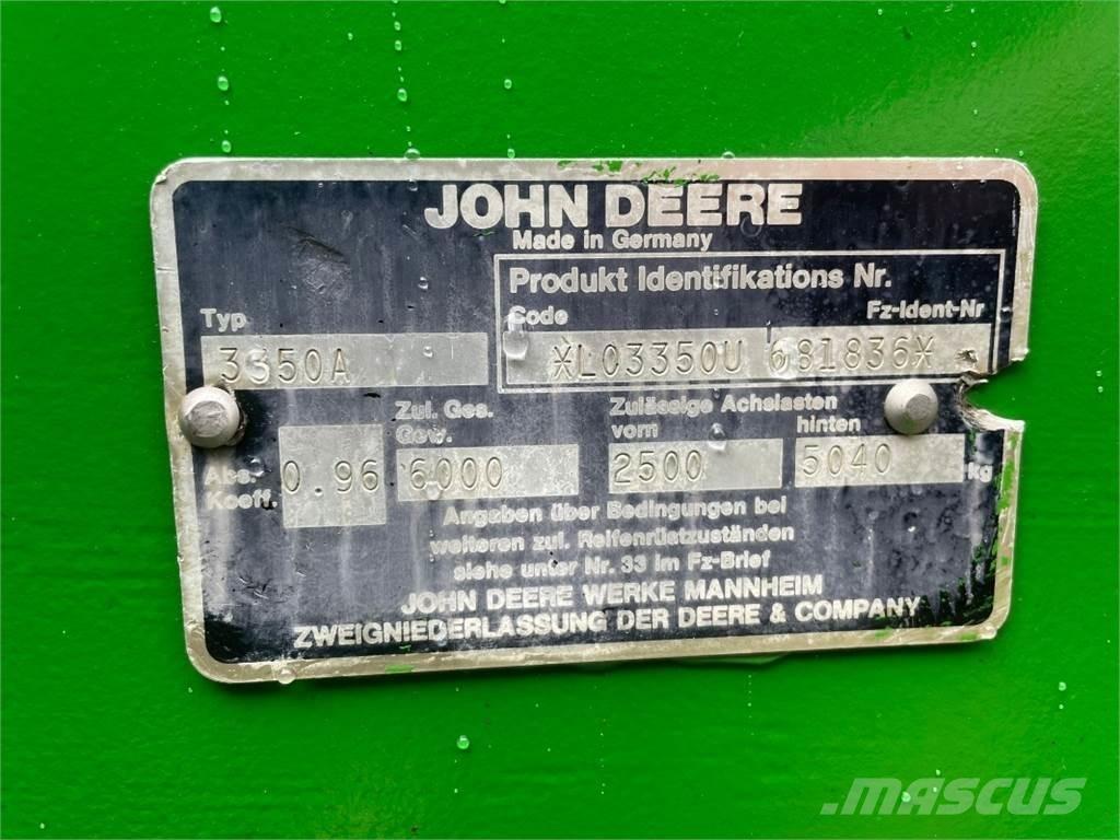 John Deere 3350 Traktorid