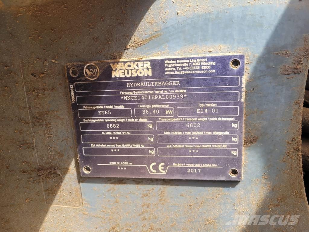 Neuson ET 65 Miniekskavaatorid < 7 t