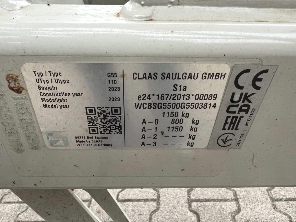 CLAAS Volto 1100 T Vaalutid ja kaarutid