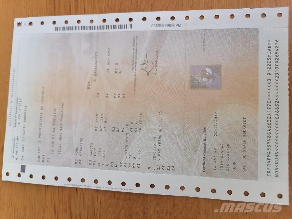 Kuhn GA6632 Vaalutid