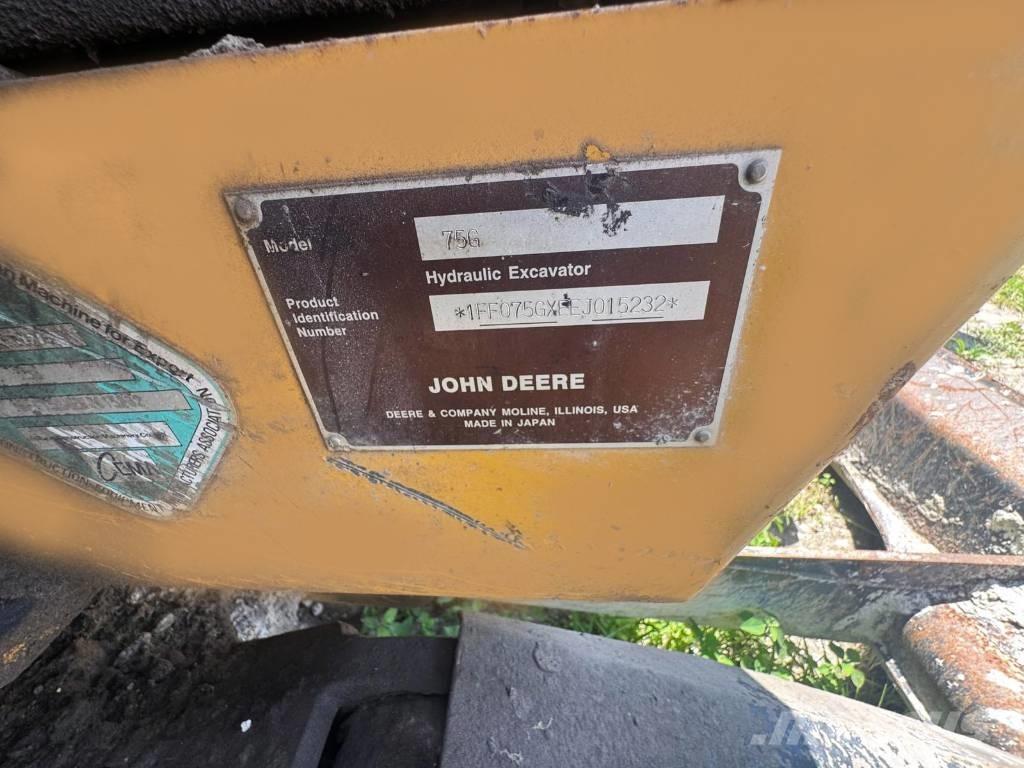 John Deere 75 G Miniekskavaatorid < 7 t