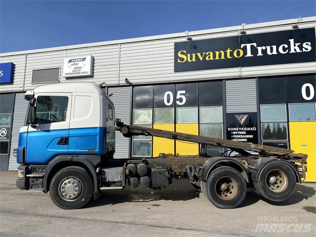 Scania R 124 6X2 Trossüsteemiga vahetuskere veokid