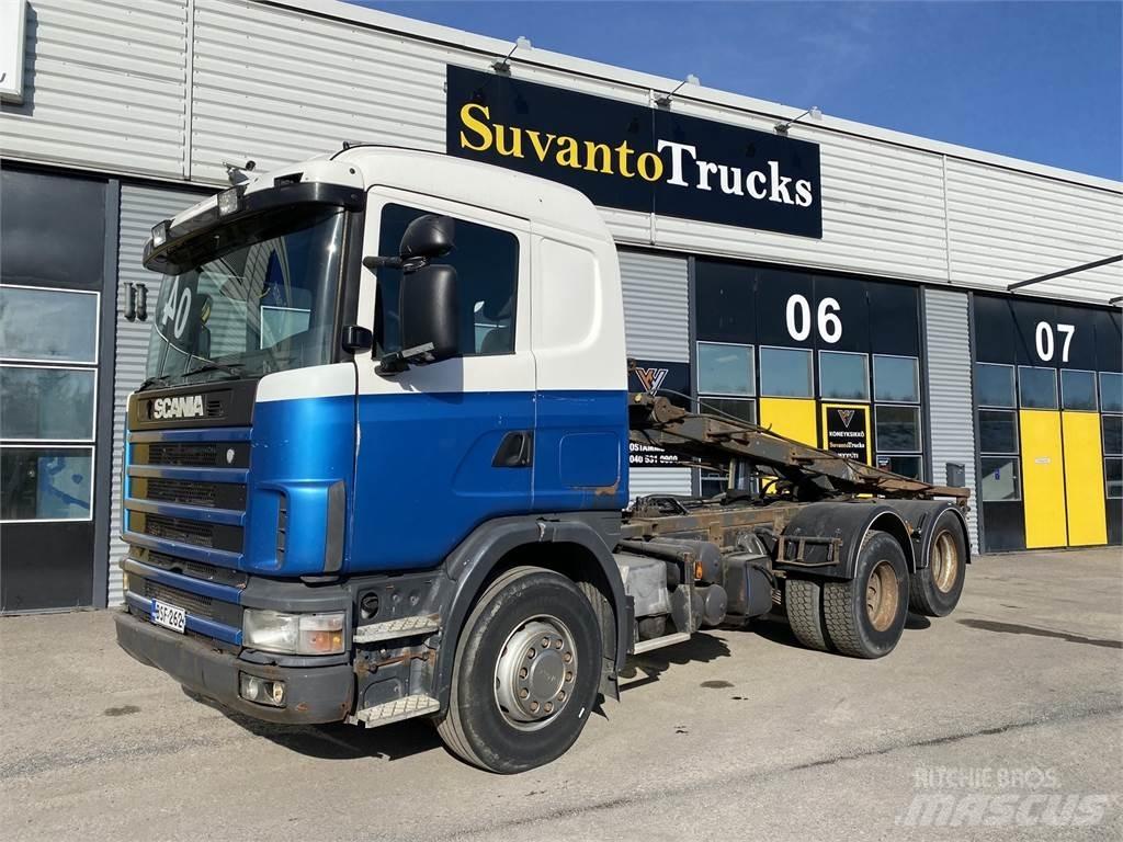 Scania R 124 6X2 Trossüsteemiga vahetuskere veokid