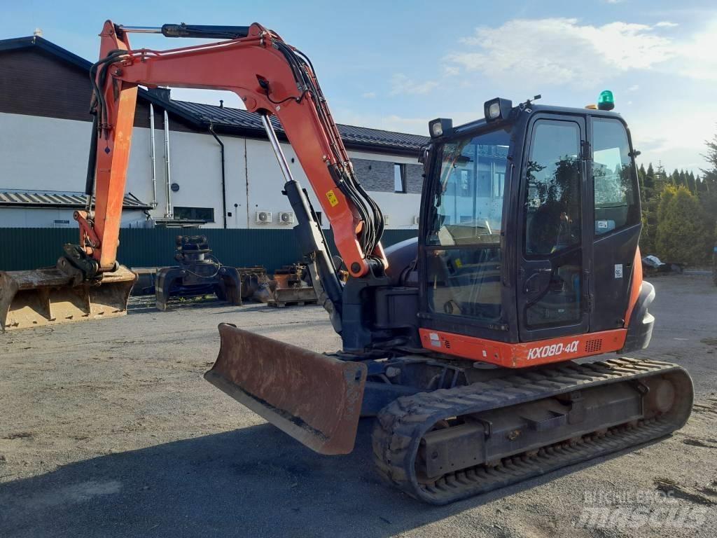 Kubota KX 080-4 Väikeekskavaatorid 7t-12t