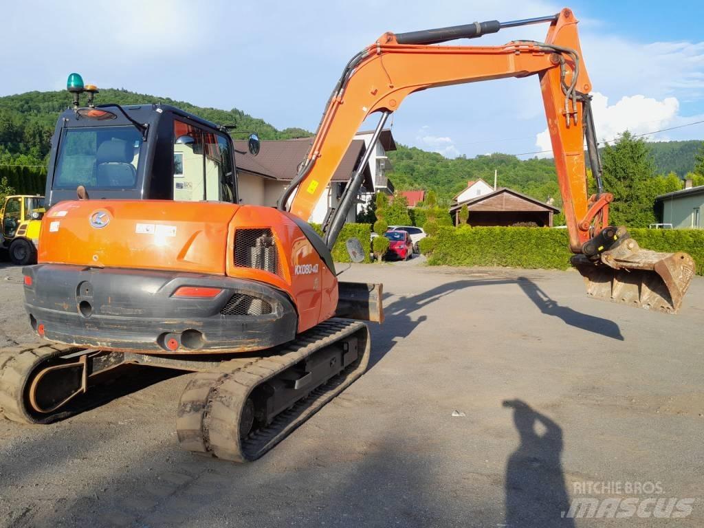 Kubota KX 080-4 Väikeekskavaatorid 7t-12t