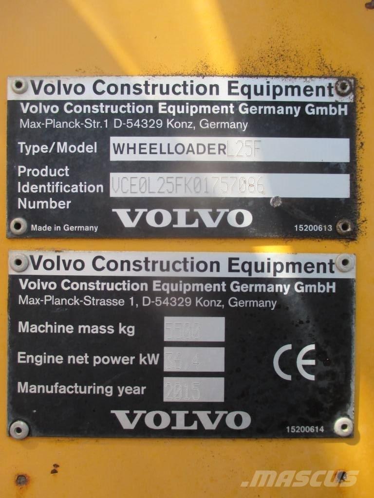 Volvo L 25 F Rataslaadurid