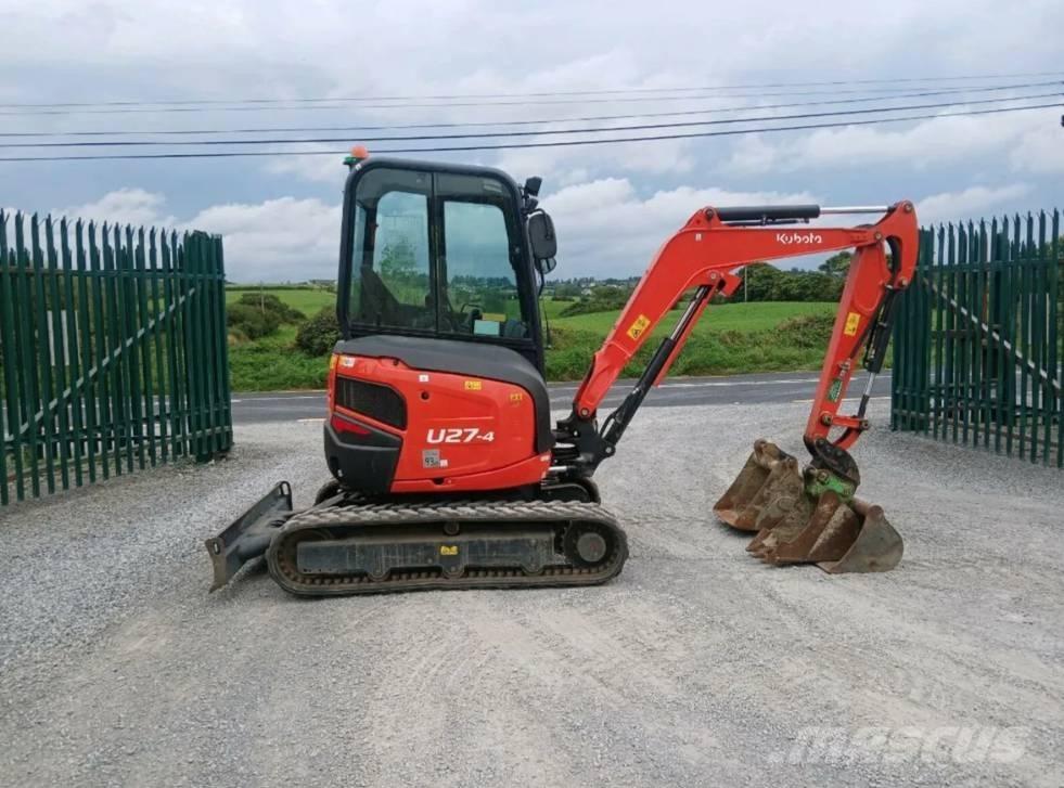 Kubota U 27-4 Miniekskavaatorid < 7 t