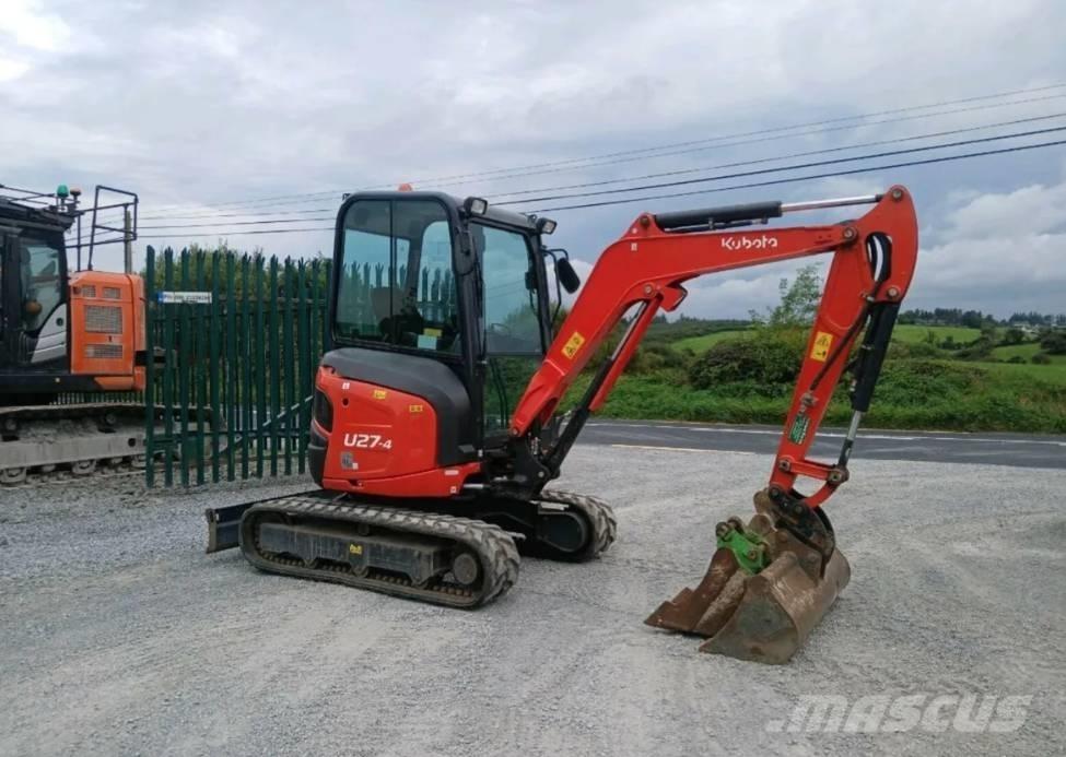 Kubota U 27-4 Miniekskavaatorid < 7 t
