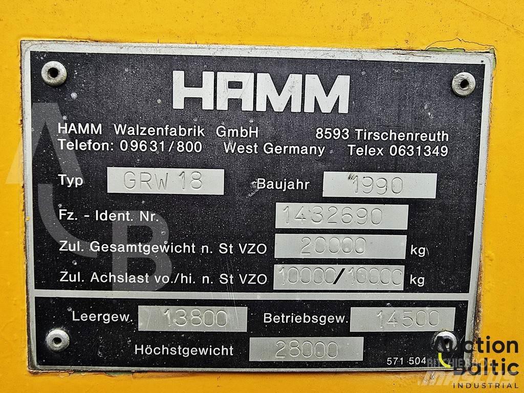 Hamm GRW 18 Pneumorehvidega rullid
