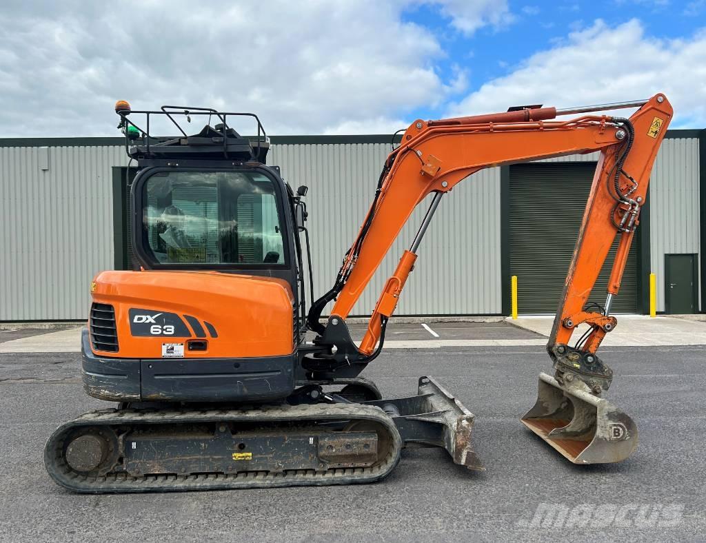 Doosan DX63-3 Roomikekskavaatorid
