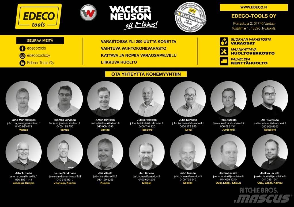 Wacker Neuson DT 10 Roomikkallurid
