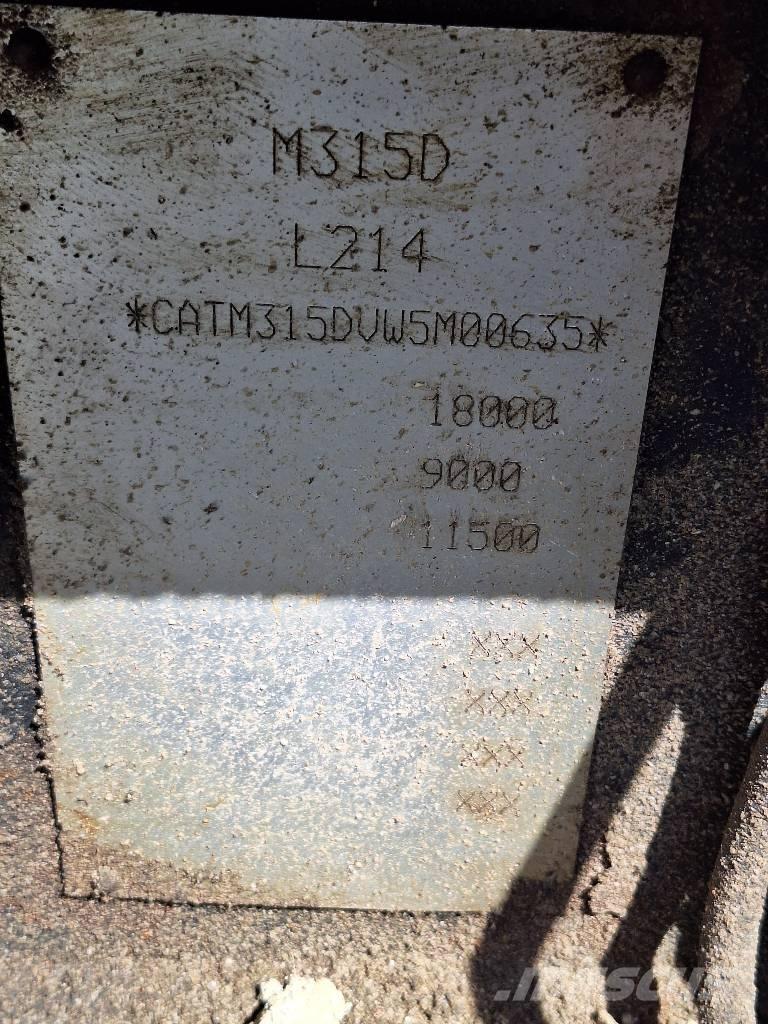 CAT M 315 D Ratasekskavaatorid