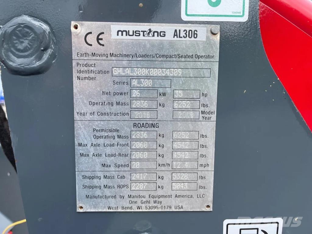 Mustang AL306 Ratasbuldooserid