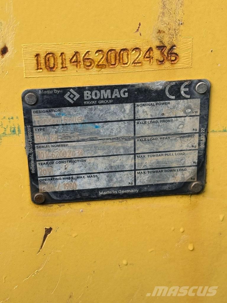 Bomag BW 80 AD-5 Tandemrullid
