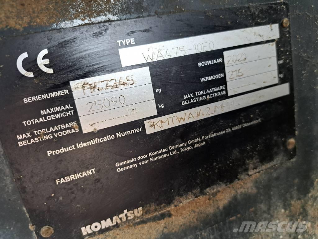 Komatsu WA 475-10E0 Rataslaadurid