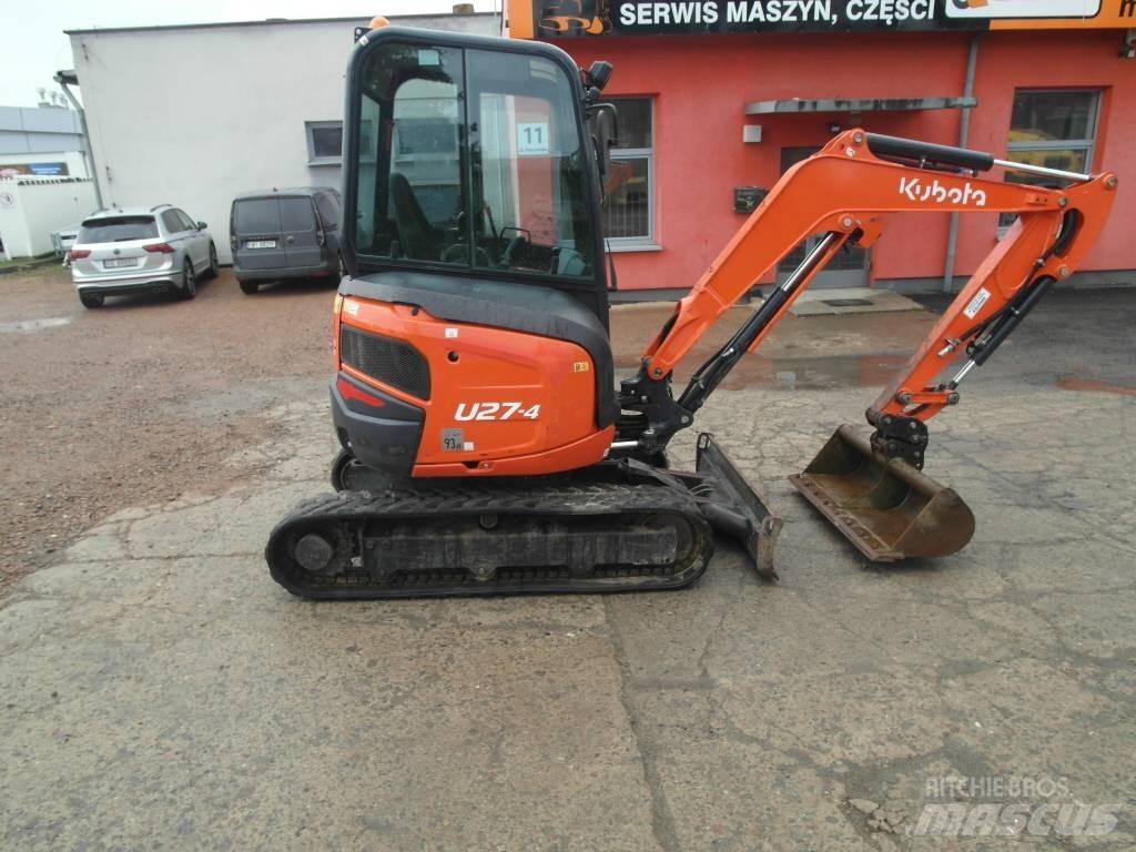 Kubota U 27-4 Miniekskavaatorid < 7 t