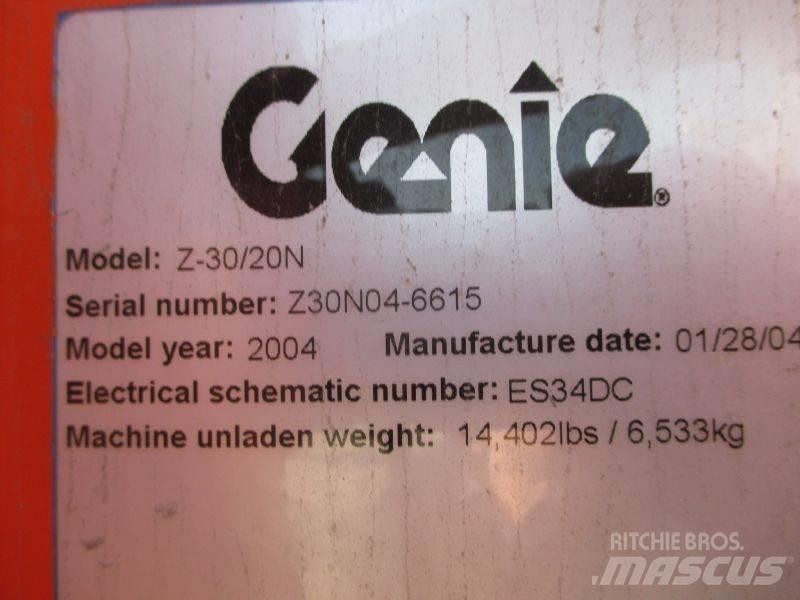 Genie Z 30/20 N Iseliikuvad poomtõstukid