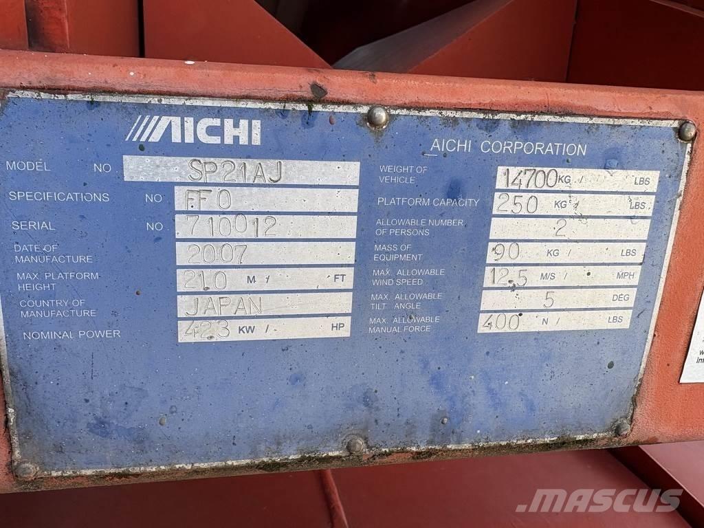 Aichi Sp21aj Teleskoop poomtõstukid