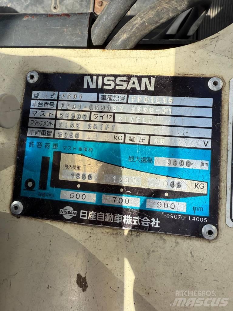Nissan FP01 L 15 U Elektritõstukid