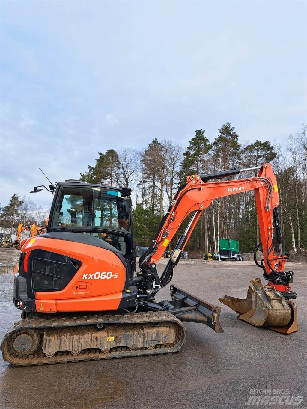 Kubota KX060-5 Miniekskavaatorid < 7 t