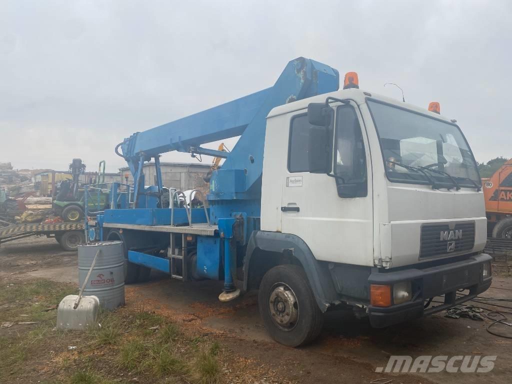 MAN 8.163 Kraanaga veokid