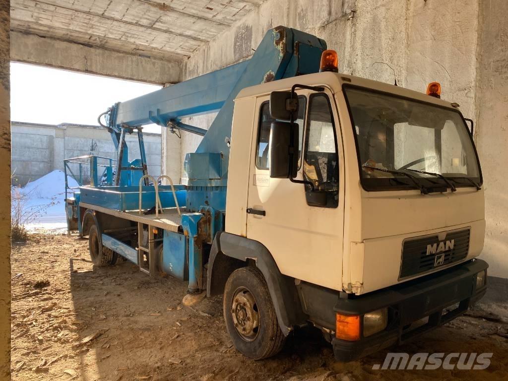 MAN 8.163 Kraanaga veokid
