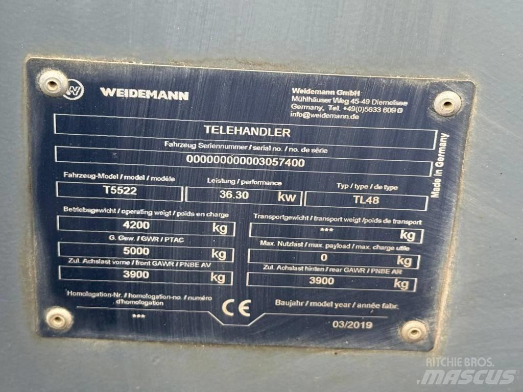 Weidemann T5522 Põllumajanduslikud teleskoopkäitlejad