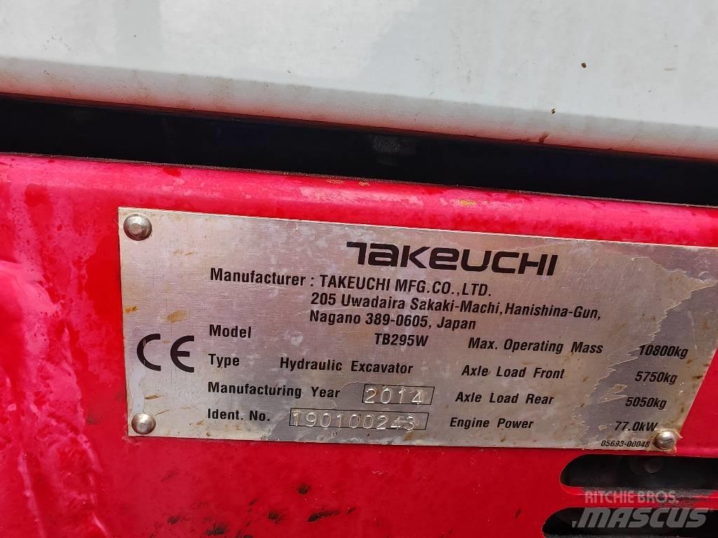 Takeuchi TB295W Ratasekskavaatorid