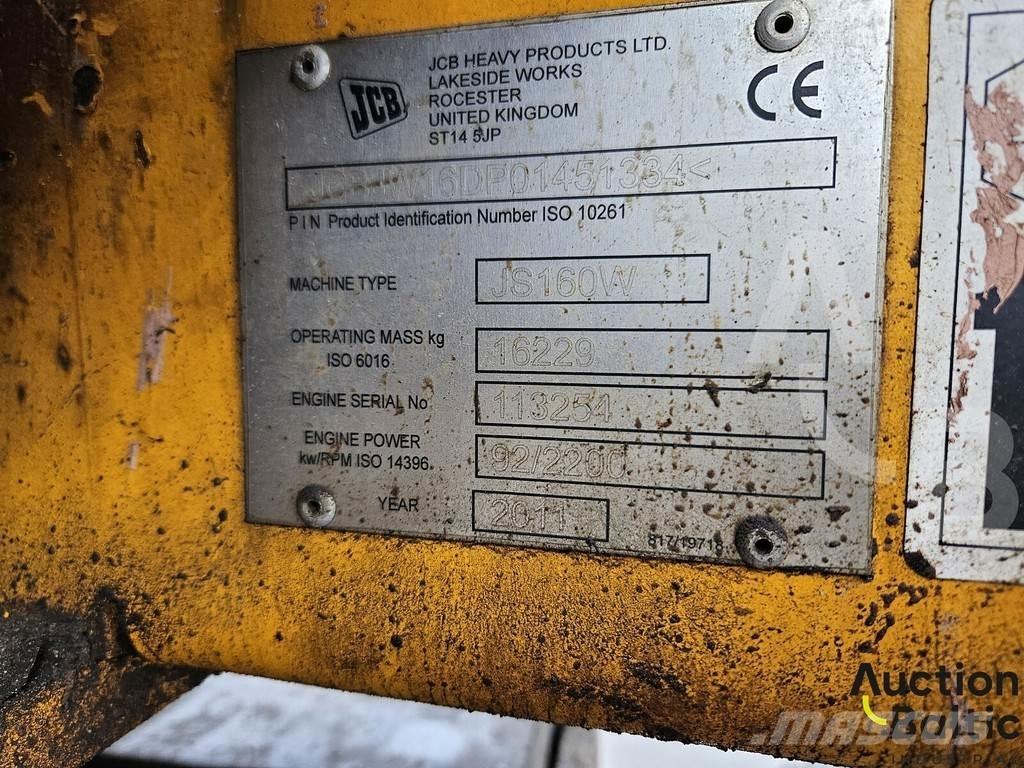JCB JS 160 W Ratasekskavaatorid