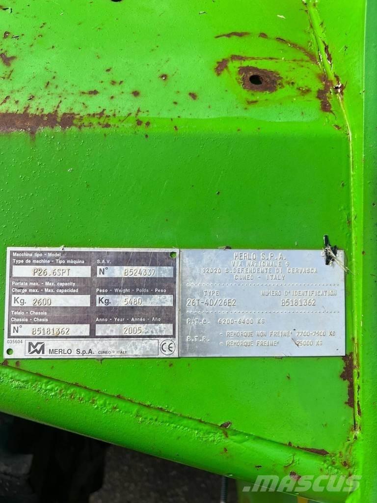 Merlo P26.6 SPT Teleskooplaadurid
